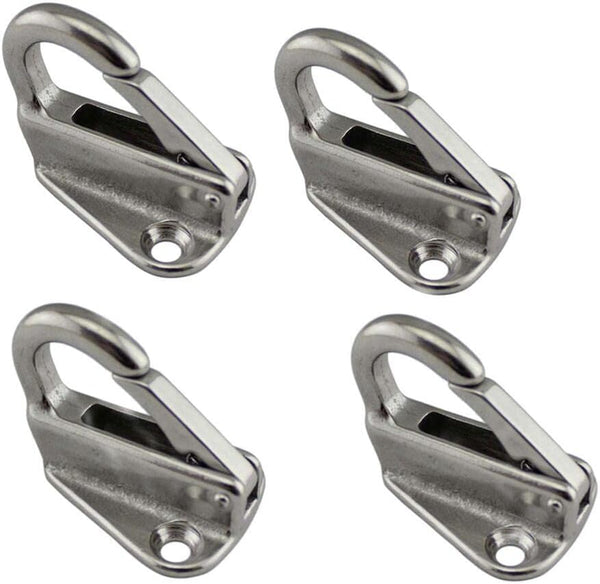 Spring Snap Attach Rope Hook - Stainless Steel 316 Fender Spring Hook for Marine Clothes Boat Hardware Accessories