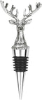 Wine Bottle Stopper with Airtight Seal, Decorative Deer Stainless Steel Antlers for Wine & Beverage