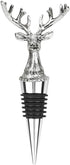 Wine Bottle Stopper with Airtight Seal, Decorative Deer Stainless Steel Antlers for Wine & Beverage