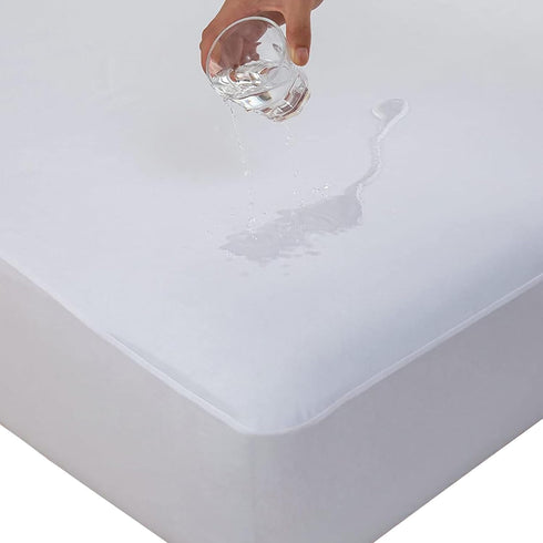 Cooling Mattress Protector, Waterproof Queen Size, Ultra Soft Noiseless Jersey Top Fitted Cover