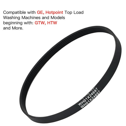 WH01X24697 Washing Machine Drive Belt Compatible with GE, Suitable 4585709 290D1101P003