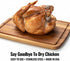 for Chicken I As Seen on Shark Tank I Cooks Evenly & Makes Meat Juicier I Easy-to-Use & Dishwasher Safe I for Ovens