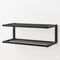 CULTURE LABELS Wall Mounted Shoe Rack - Modern 2 Tier Shoe Hanger with Easy