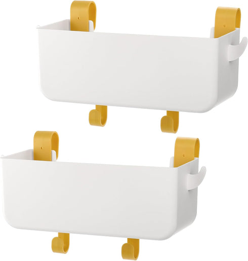 yarlung 2 Pack Bedside Organizer Hanging Caddy, Bunk Bed Shelf Plastic Storage