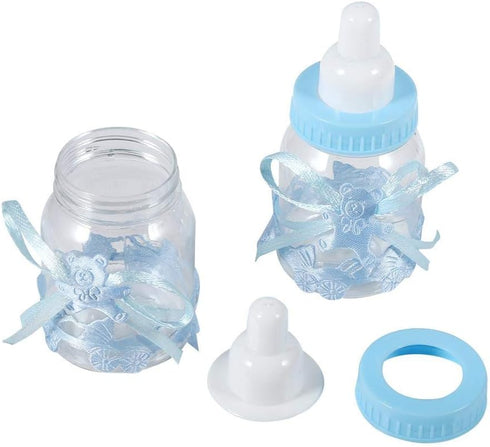 Zerone 12 Pack, Mini Baby Bottles for Party Decorations, Birthday Party Supplies for Boys and Girls