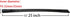 EZ SPARES 25-Inch Flexible Vacuum Crevice Tool Kit for 1-1/4" or 1-3/8" Vacuum Hoses