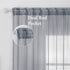 MIULEE 2 Panels Solid Color Sheer Window Curtains - Elegant Voile Panels for Bedroom Living Room (54 X 84 Inches Dark