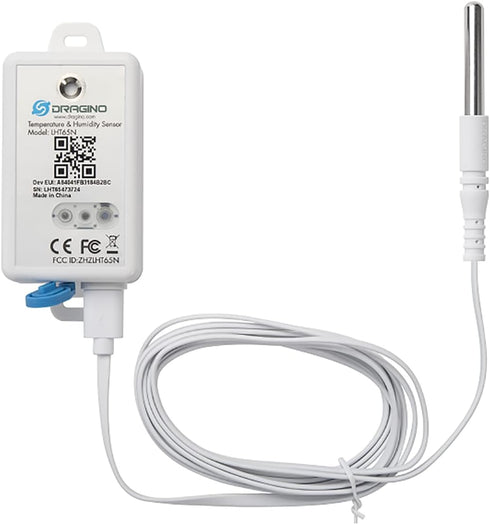 Long Range LHT65N LoRaWAN Temperature & Humidity Sensor, Built-in SHT20, 2400mAh, 915MHz, LoRaWAN v1.0.2 Protocol