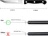 Steak Knives Set of 6, Black Full-Tang Triple Rivet Serrated Stainless Steel Sharp Blade Flatware Steak Knife Set, 4.5 Inches, For Restaurant Kitchen Camping, Dishwasher Safe by dearithe