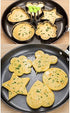 8pcs Set Fried Egg Rings Molds - Non Stick for Griddle Pan, Egg Shaper Pancake Maker with Handle