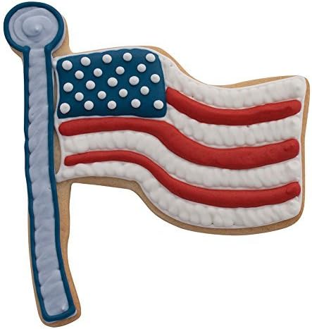 Flag Cookie Cutter, 4.75", Made in USA by Ann Clark