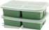 Soup Freezer Containers - Silicone Freezer Trays with Lid, Easy-Release, Reusable for Broths and Leftovers, 2 Pack