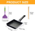 Tamagoyaki Pan Non Stick Japanese Omelette Pan, Cast Iron Rectangle Small Frying Pan with Silicone Brush, Chopsticks &