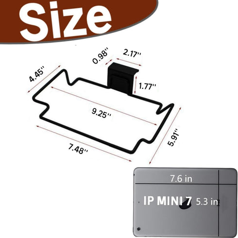 YRDGRG 9.3 5.9'') Metal Trash Bag Holder for Kitchen,Office,Dorm Room,Hanging Trash Can, Under Cabinet Hanger