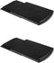 Kitchen Caddy Sliding Coffee Maker Tray Mat 12" - Blender Toaster Countertop Storage with Smooth Rolling Wheels (Black)