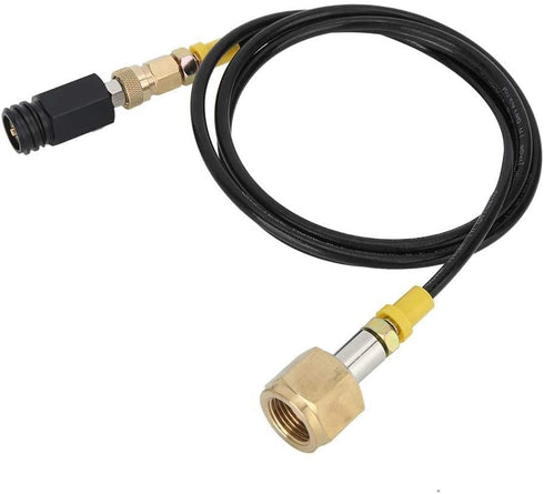 Soda Maker Tank Direct Adapter, 1.5M G1/2-14 CGA320 CO2 Tank Adapter Soda Hose Kit Accessories for Sodastream, Enjoy
