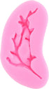 Tree Branch Silicone Fondant Mold, Twig Branch Leaves Fondant Molds for Cake Decorating, Cupcake Topper