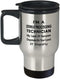 I'm a Sterile Processing Technician Travel Mug, Insulated Coffee Tumbler - Sarcasm Gifts for SPT CS Tech