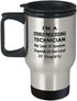 I'm a Sterile Processing Technician Travel Mug, Insulated Coffee Tumbler - Sarcasm Gifts for SPT CS Tech