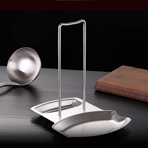 Progressive Pan Lid Holder, 304 Stainless Steel Organizer, Spoon Rest Shelf, Kitchen Decor Tool