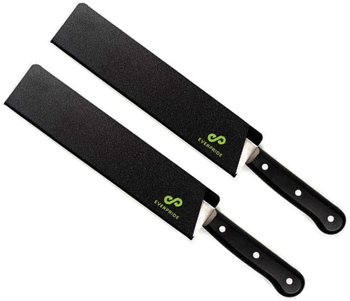 EVERPRIDE 12 Inch Chef Knife Guard Set, 2-Piece Blade Edge Cover Sheaths for Chef’s Knives, BPA-Free