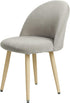 Leorate Dining Chair Cover Velvet Upholstered Side Dining Chair Cover Slipcover Curved