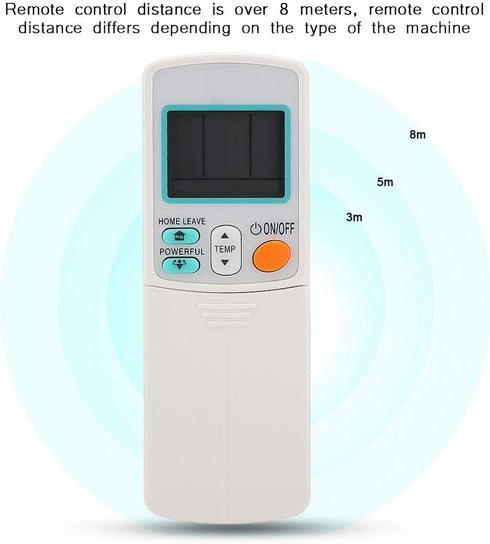 Universal Remote Control for Air Conditioners, Replacement Controller for ARC433A46 Compatible Models (1)