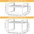 Bayou Expandable Shoe Rack, Adjustable Closet Shoe Storage Organizer, Heavy Duty Carbon Steel Shelf - 2Pack