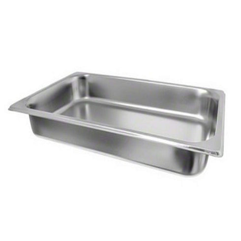 American Metalcraft Ensemble Rectangular Chafer Food Pan Only, Silver