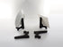 Artliving Black 4" Wood-Like Plastic Easels - Set of 4 Plate Display Stands for Picture Frames