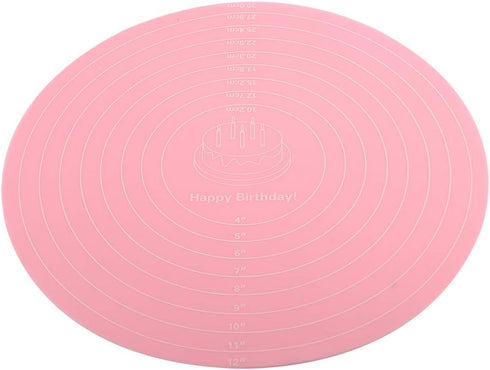 Silicone Baking Mat, Heat Resistant Non Stick Pastry Mat with Measurements for Rolling Dough