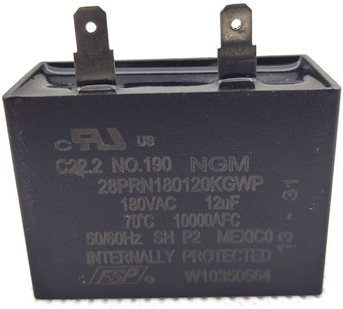 WPW10350564 Compatible Run Capacitor for Whirlpool Refrigerator