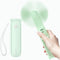 JISULIFE Handheld Fan with 4500 mAh Powerbank, 46 Hours Runtime, Portable Battery Operated Fan, Green