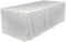 TEKTRUM Fitted Table DJ Jacket Cover, 8-Feet Long, Thick/Heavy Duty/Durable Fabric, White Color (TD-JKT-WHT-8FT)