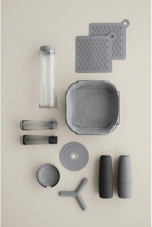 blomus FLIP Silicone Trivet / Hot Pad with Magnet (Charcoal)
