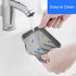 4.7" 3.6") Sponge Holder with Drain Spout, Silicone Sponge Tray for Kitchen Sink, Rubber Soap Dish for Shower Bathroom