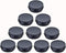 Aluminum Metal Tin 1oz/30ml - Black Round Tin Cans with Screw Top Lid, Pack of 10