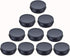 Aluminum Metal Tin 1oz/30ml - Black Round Tin Cans with Screw Top Lid, Pack of 10