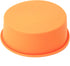 X-Haibei 2pcs Flexible 4.5 inch Mini Round Cake Bread Mold Baking Pan for Sandwiches, Hamburgers Maker