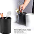 Kitchen Utensil Holder, Black Stainless Steel 3.9x5.1in Spoon Holder with Drainage Holes for Kitchen Counter