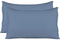 Stretch Jersey Pillow Cases Pack of 2 - Denim Blue, Universal Size for King, Queen & Standard Pillows, Modal Rayon