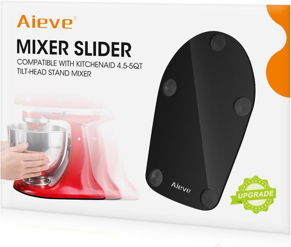 Aieve Upgrade Mixer Slider Board - Compatible with KitchenAid 4.5-5 QT Tilt-Head Stand Mixer, Black