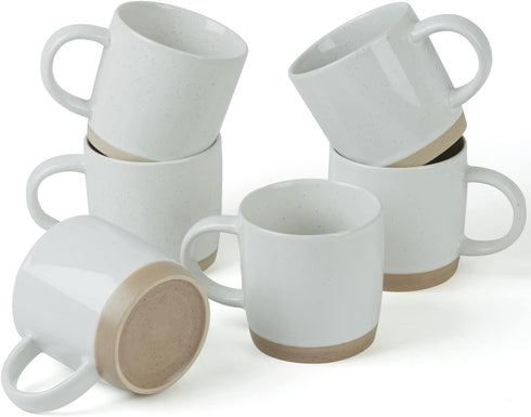 famiware Coffee Mugs for 6, 13 oz Mug Set, Dringking Cup with