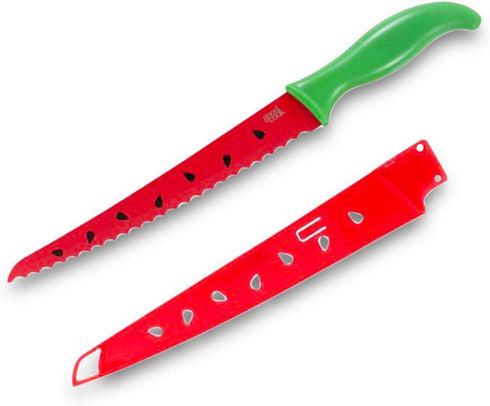 Good Cook Watermelon Knife, Stainless Steel -- Deluxe Watermelon Cutter Slicer with Sheath (Kitchen Decor, Party Supplies) by GoodCook