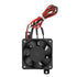 PTC Fan Air Heater 110V Mini Air Heated Constant Temperature Insulation PTC Thermistor Air Heater with Fan(12V 250W)