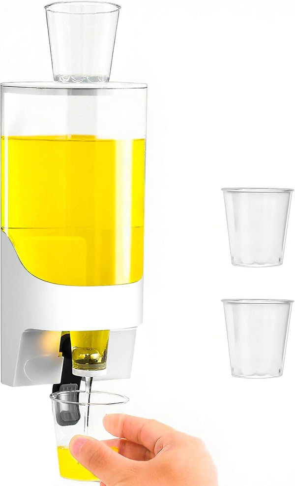 VEGEVIGI ZOBONETI 30.5OZ Automatic Mouthwash Dispenser for Bathroom, Wall Mounted Mouth Wash Dispensers,