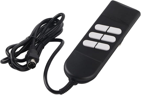 Ymiko 5 Pin Wired Bed Remote Control Replacement for Celebrity Chair, Invacare Okin Power Recliner Handsets