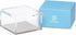 OfficeGoods Acrylic Desk Organizer with Silver Base, Functional & Elegant Storage Box for Home or Office