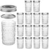 VERONES Mason Jars 8 OZ, Canning Jars with Regular Lids, Ideal for Jam, 15 PACK