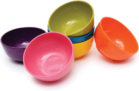 French Bull Melamine 6-Piece Bowl Set (Solid Color, 4" Mini Bowls set of 6) by French Bull